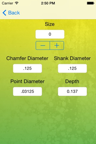 Drill Point Calculator screenshot 3
