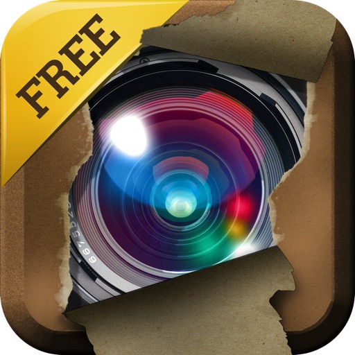 Shred FX Free - Shredded photo frames for Instagram iOS App