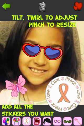 Natalia's Fun Dream Booth - stickers for awesome photos to stickit to cancer screenshot 4