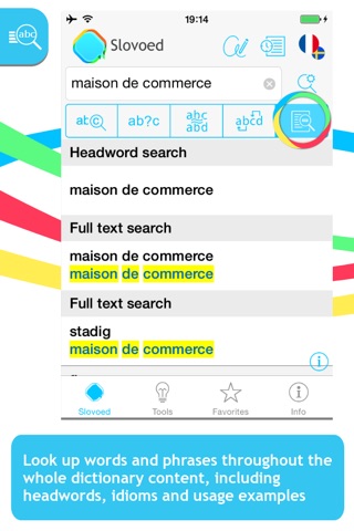 French <-> Swedish Slovoed Compact talking dictionary screenshot 2