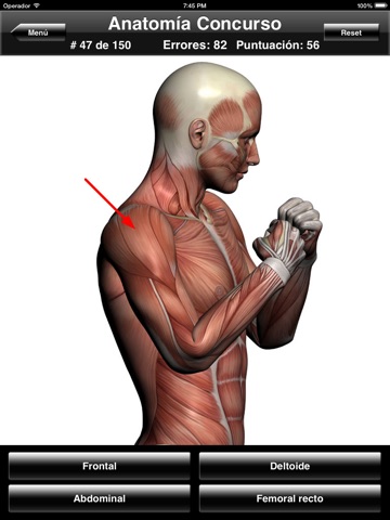 Anatomy Quiz for iPad screenshot 4