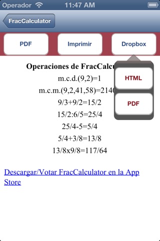 FracCalculator screenshot 4
