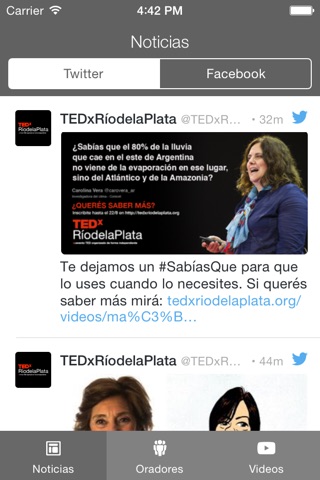 TEDxRiodelaPlata screenshot 2