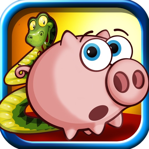 A Piggy Farm Crossing Dash & Grab Big Pig Interactive Game FREE icon