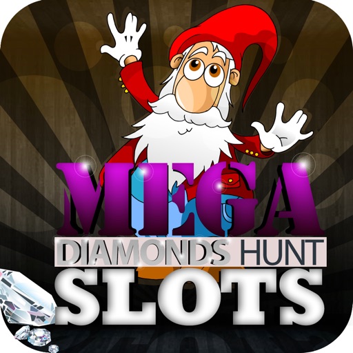 Mega Diamond Hunt Slots Free - Bashful Glitter Riches Awaits ! iOS App