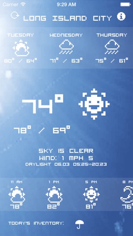 Pixel Weather - My Forecast report and conditions for local weathercastのおすすめ画像1