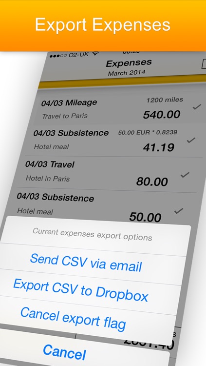 iExpenses Lite - business travel expenses screenshot-3