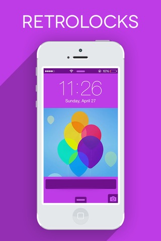 RetroLocks for iOS7 - Cool Unique Lock Screen Backgrounds & Wallpapers for iPhone screenshot 4