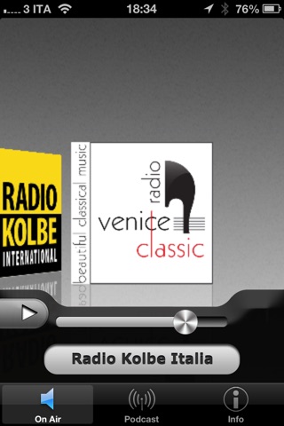 Radio Kolbe screenshot 2