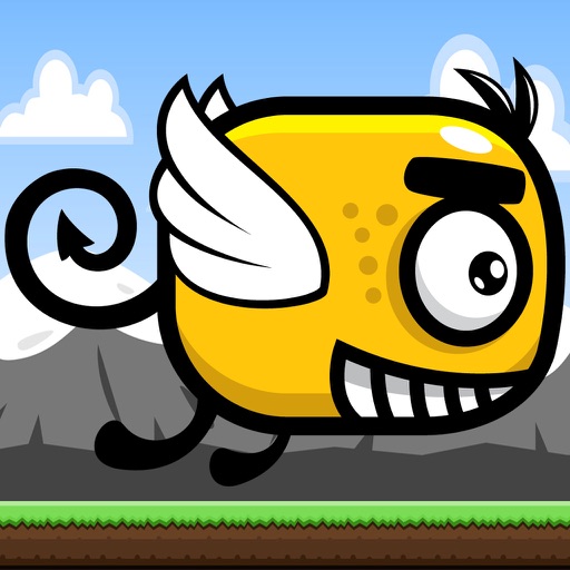 Happy Monster - Endless Adventure Flyer - PRO iOS App