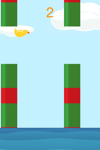 Flappy Duck - The clumsiest bird of all time screenshot 2