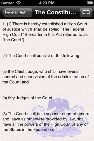 Nigerian Legislation screenshot 3