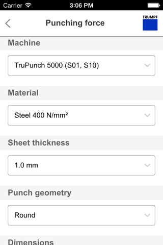 TRUMPF PunchGuide screenshot 2