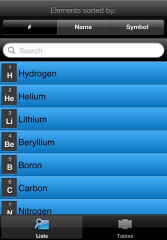 Quick Periodic Table of the Elements screenshot 2