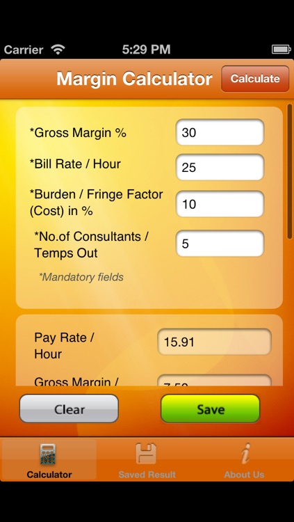 Gross Margin Calculator