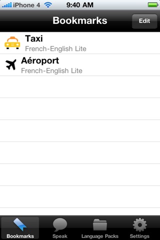 French to English Voice Talking Translator Phrasebook EchoMobi Travel Speak LITE screenshot 4