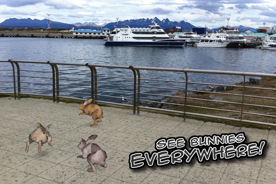 Bunny Fingers! 3D Interactive Easter Rabbit Reality! FREE screenshot 3