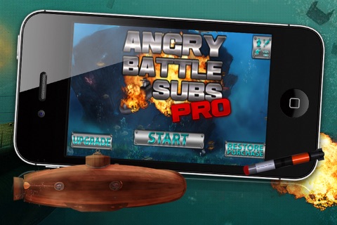 Angry Battle Submarines PRO - A War Submarine Game! screenshot 4