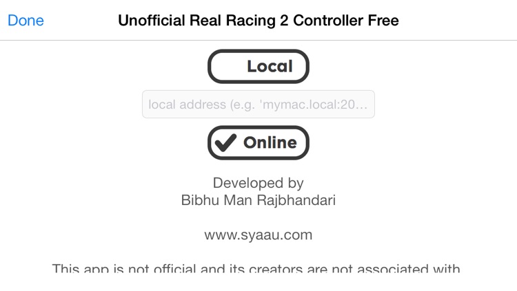 Unofficial Real Racing 2 Controller Free