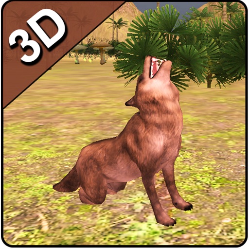 Hungry Wolf hunting Simulator 3D: wildlife in wilderness icon