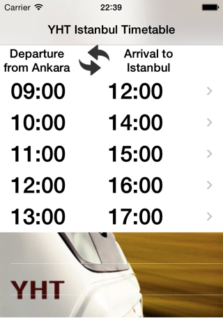 YHT İstanbul Saatleri screenshot 2