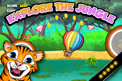 Baby Tiger Tigs - Little Jungle Zoo Pet Cub Tap and Bounce Story Pro screenshot 2