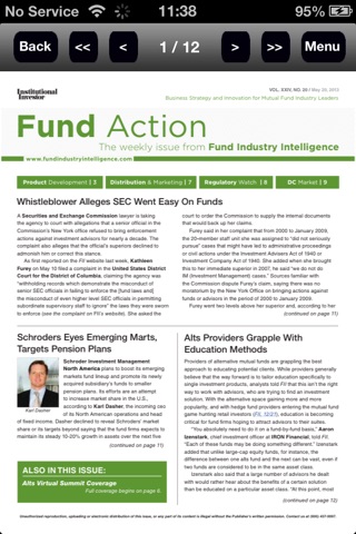 Fund Industry Intelligence screenshot 2