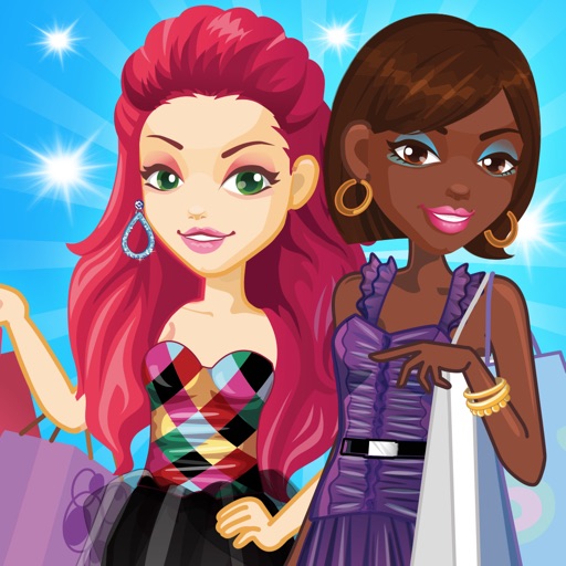 Shopaholic World: Dress Up Shopping & Hair Salon Makeover icon