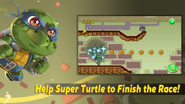 Super Turtle Jetpack Runner screenshot-0