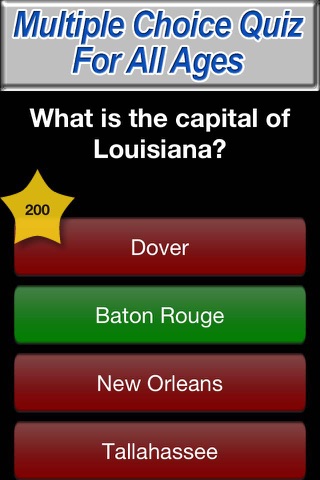 US State Capitals Trivia Quiz Free - The United States Fifty Capital Test Game screenshot 2