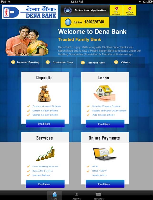 Dena Bank  for iPad