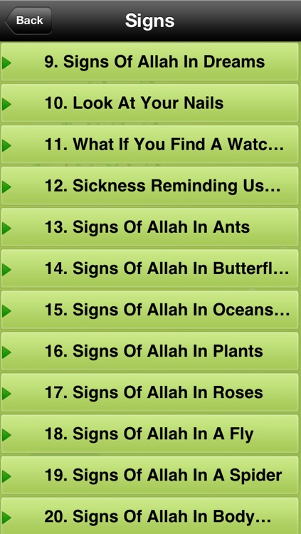 Signs of Allah (God)