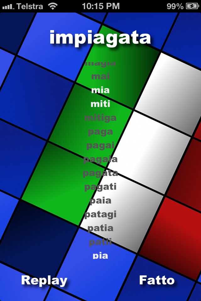 Worder Italiano Free screenshot 2