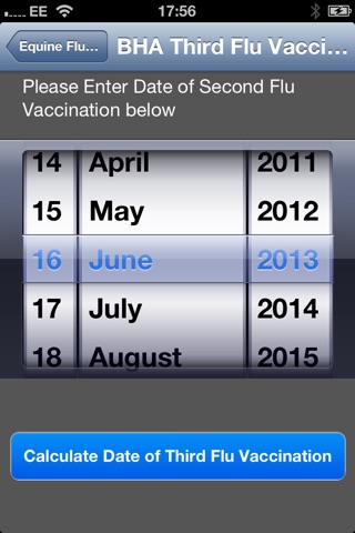 Equine Flu Vacc Calculator screenshot 3