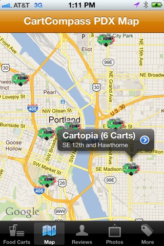 Cart Compass PDX - Food Carts In Portland Oregon screenshot 3