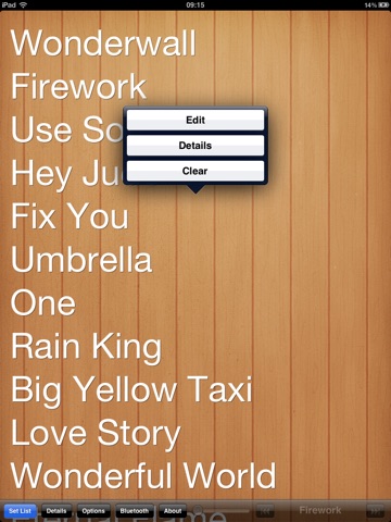 Set List HD screenshot 3