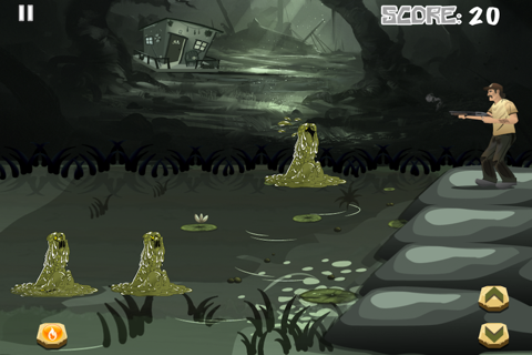 A Swamp Monster Attack  - Great Free Homestead Defense Game screenshot 2