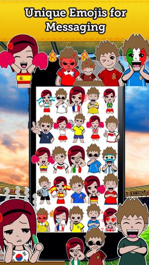 Emoji France Soccer Fan Free(圖2)-速報App