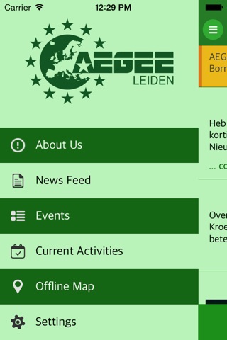 AEGEE-Leiden screenshot 3