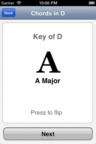 Chord Flashcards: Learn the Diatonic Chords in Each Key screenshot 3