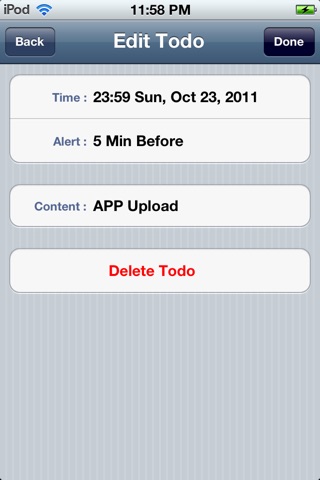 Today's Todo screenshot 4