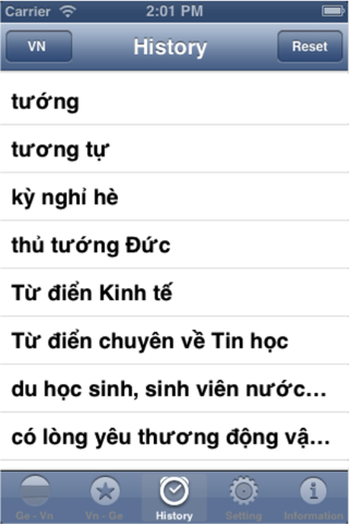 Pro Long Dict German Vietnamese Dictionary screenshot 4