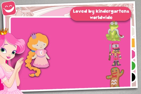 Kids Puzzle Teach me Princesses, discover pink pony’s, fairy tales and the magical princess world screenshot 4