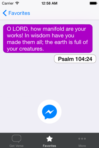 Inspirational Bible Verses for Messenger screenshot 3