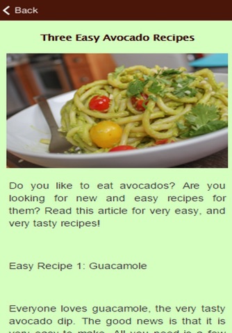 Tasty Avocado Recipes screenshot 2