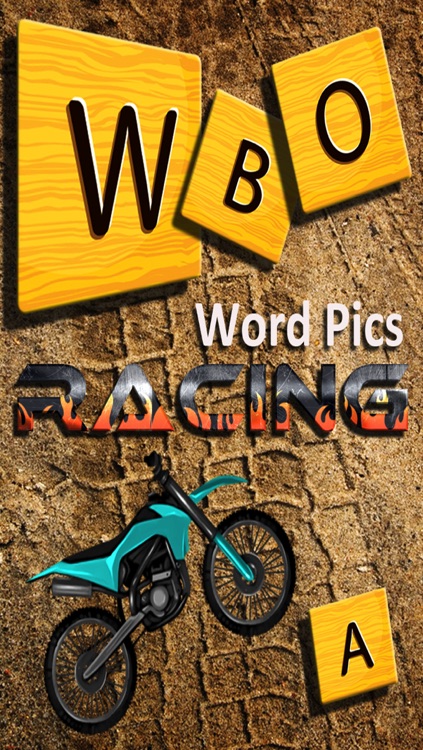 Four Motorbikes Word Racing: Free Chase Game V. 1