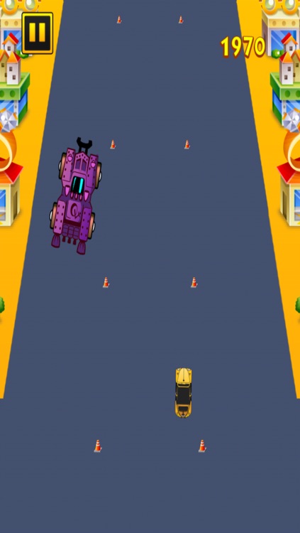 Wrong Way Taxi Driver FREE- Mini Cab Traffic Racer screenshot-4