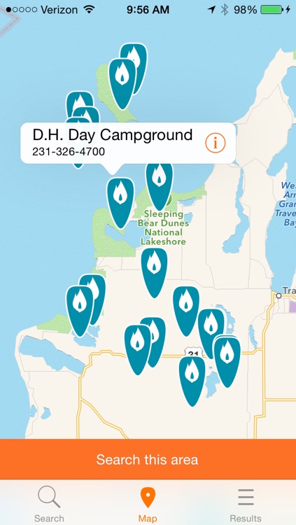 CampHero - Michigan Campground Finder
