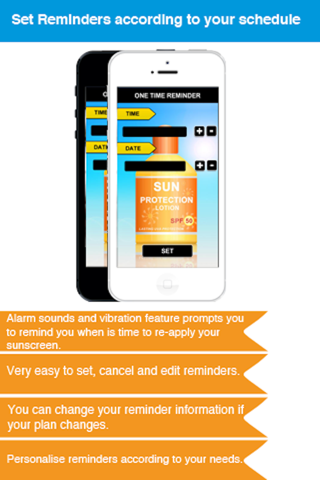 Sunscreen Re-applying Reminder App - Timetable Activity Schedule Reminders-Sport-Health-Leisure screenshot 4