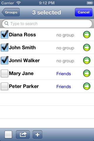 Contacts In : Import CSV & Manage Groups screenshot 4